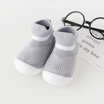 Little Maia Tall Machine-Washable Sock Shoes