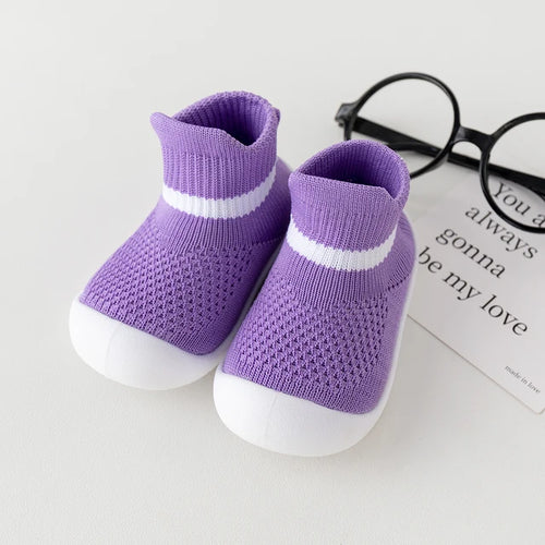 Little Maia Tall Machine-Washable Sock Shoes