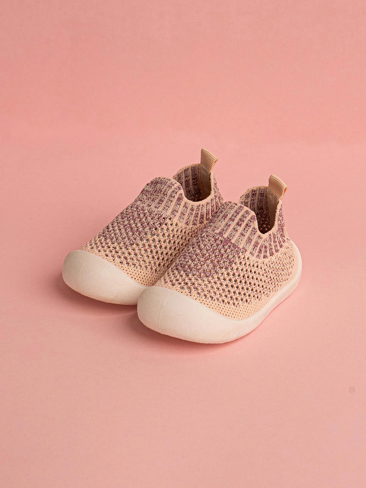 Little Maia Woven Machine-Washable Sock Shoes